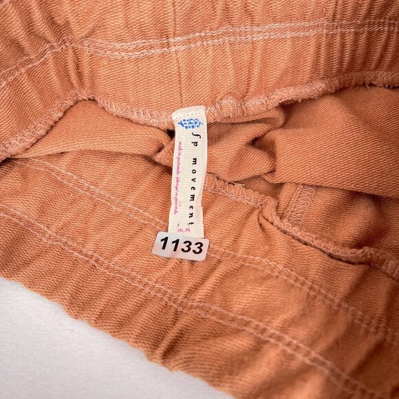 Free People Movement Sunny Joggers Sweatpants‎ Sunbaked Drawstring Waist Women M - Picture 9 of 15